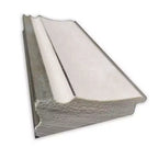 Espejo de pared plateado, lavado blanco, sin bisel, 31" x 31", marco de poliestireno, cuadrado, moderno