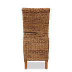 Silla de comedor Trianna Abaca Wood Natural/Marrón
