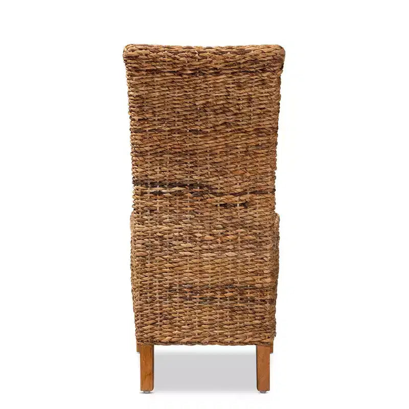 Silla de comedor Trianna Abaca Wood Natural/Marrón