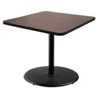 Mesa de comedor cuadrada Hampden Furnishings de 30" de la colección Bennet, negro/caoba
