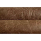 Sofás Rafer 95" de piel plena flor color cacao
