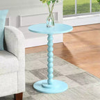 Mesa Spindle Breighton Home Classic Accents Venetian Islands en azul espuma de mar