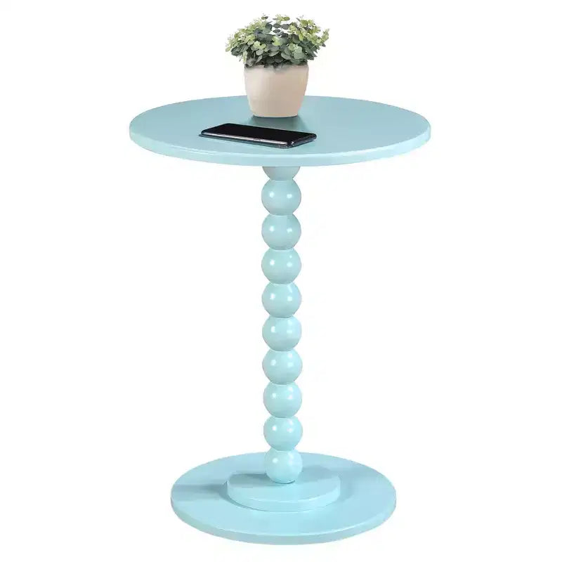 Mesa Spindle Breighton Home Classic Accents Venetian Islands en azul espuma de mar