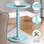 Mesa Spindle Breighton Home Classic Accents Venetian Islands en azul espuma de mar