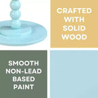 Mesa Spindle Breighton Home Classic Accents Venetian Islands en azul espuma de mar