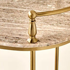 Carro de servir bar de metal y mármol de 30" - Hearth & Hand™ con Magnolia