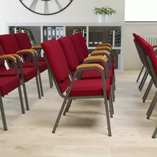 21 Stackable Church Chair with Arms