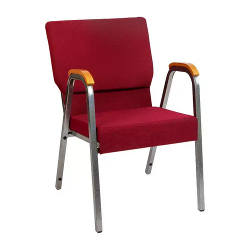 Emma and Oliver 21 Stackable Church Chair with Arms