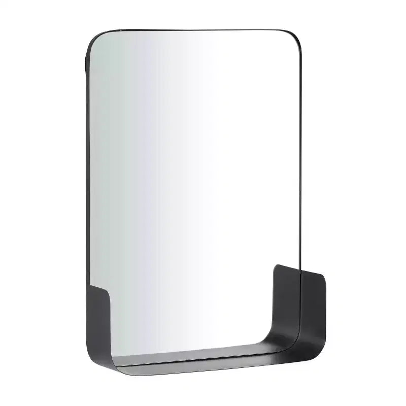Metal 1 Shelf Wall Mirror