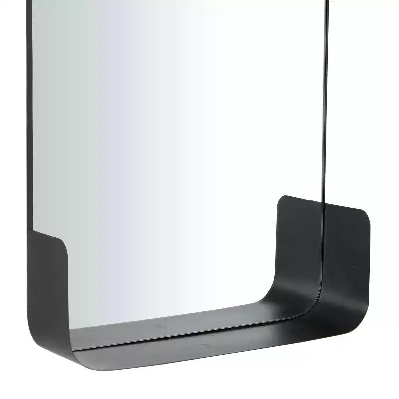 Metal 1 Shelf Wall Mirror