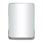 Espejo de pared con estante de metal 1