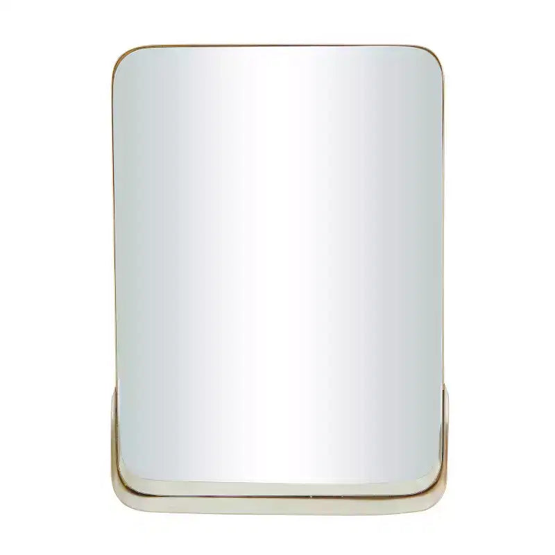 Metal 1 Shelf Wall Mirror