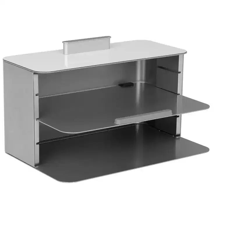 3-in-1 Steel Tablet and File Organizer With Whiteboard - Adjustable Height, Easy Assembly, Compatible with iPad