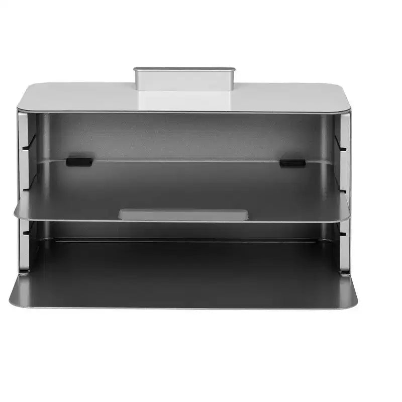 3-in-1 Steel Tablet and File Organizer With Whiteboard - Adjustable Height, Easy Assembly, Compatible with iPad