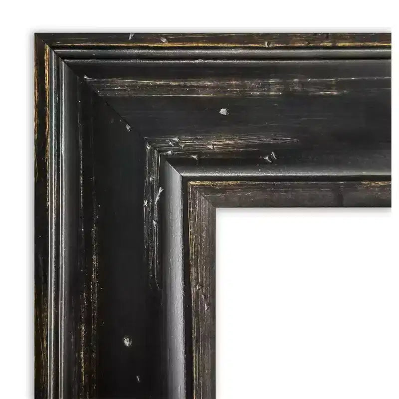 Espejo de pared de baño de madera de pino rústico sin biselado