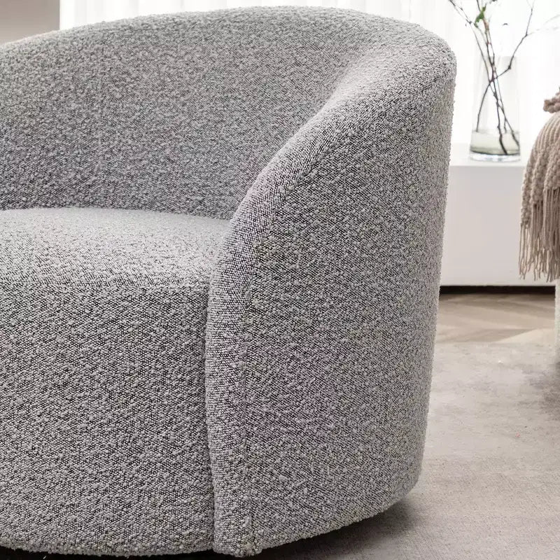 Sillón giratorio tapizado de 34 pulgadas de ancho