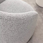 Sillón giratorio tapizado de 34 pulgadas de ancho
