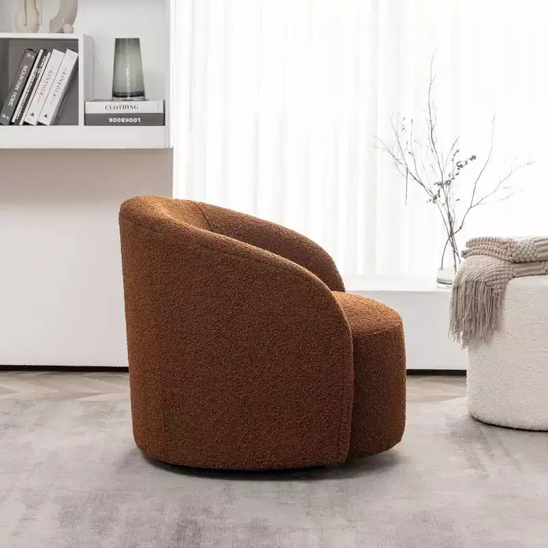 Sillón giratorio tapizado de 34 pulgadas de ancho