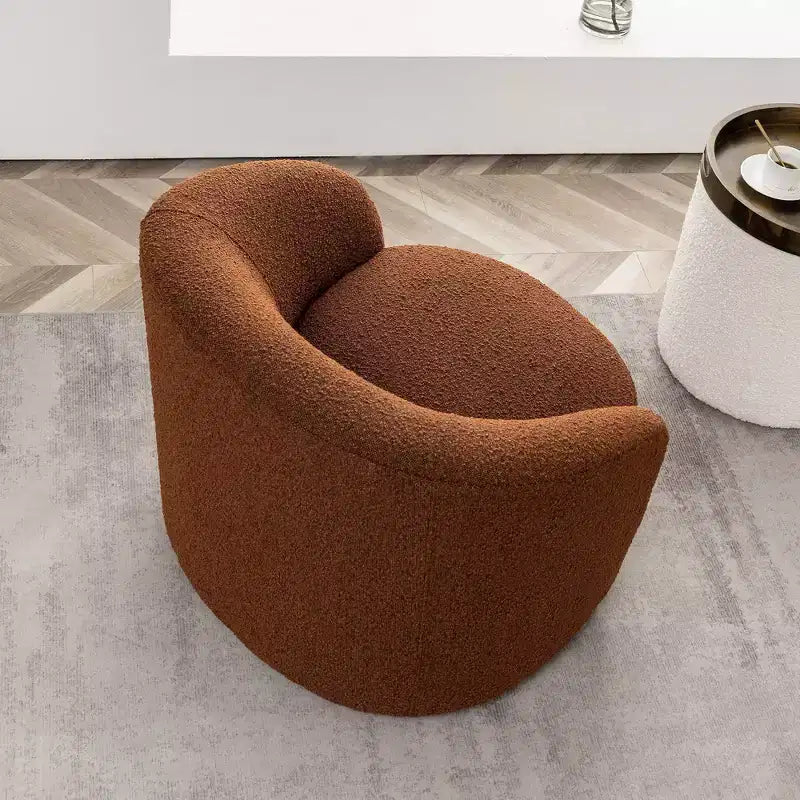 Sillón giratorio tapizado de 34 pulgadas de ancho