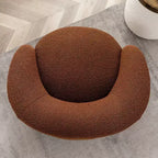 Sillón giratorio tapizado de 34 pulgadas de ancho