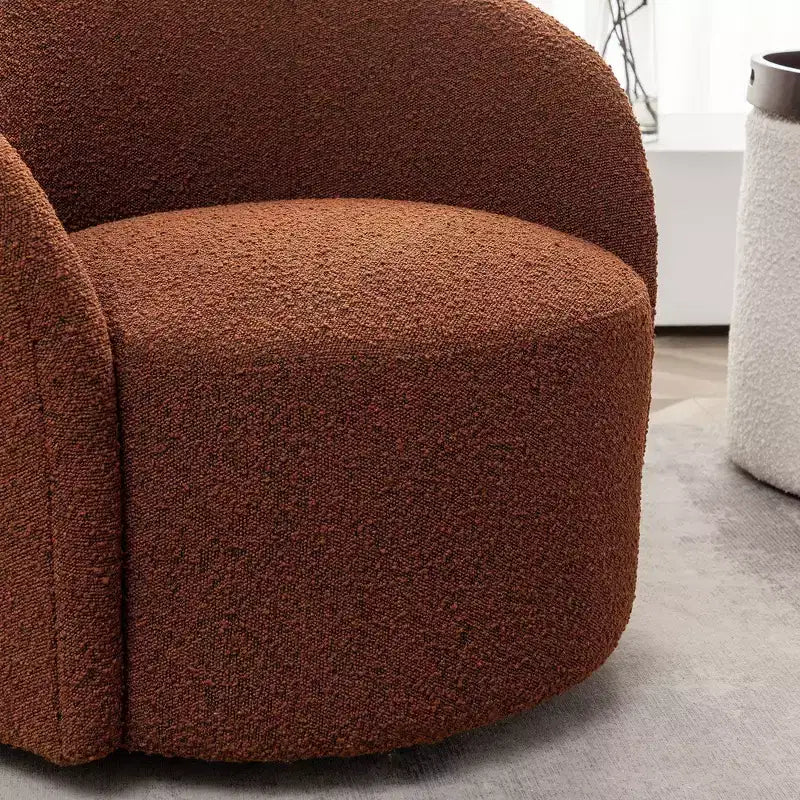 Sillón giratorio tapizado de 34 pulgadas de ancho