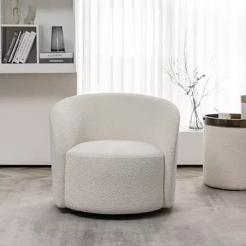 Sillón giratorio tapizado de 34 pulgadas de ancho