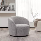 Sillón giratorio tapizado de 34 pulgadas de ancho
