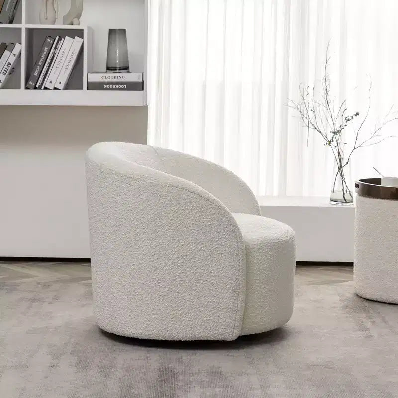 Sillón giratorio tapizado de 34 pulgadas de ancho
