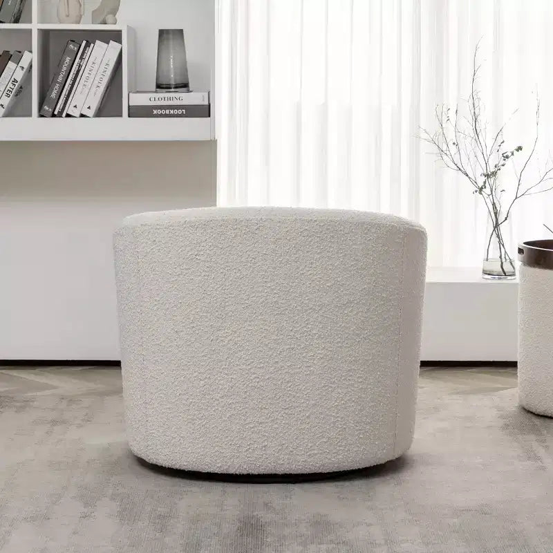 Sillón giratorio tapizado de 34 pulgadas de ancho
