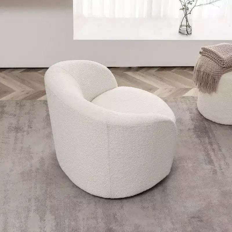 Sillón giratorio tapizado de 34 pulgadas de ancho