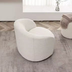 Sillón giratorio tapizado de 34 pulgadas de ancho