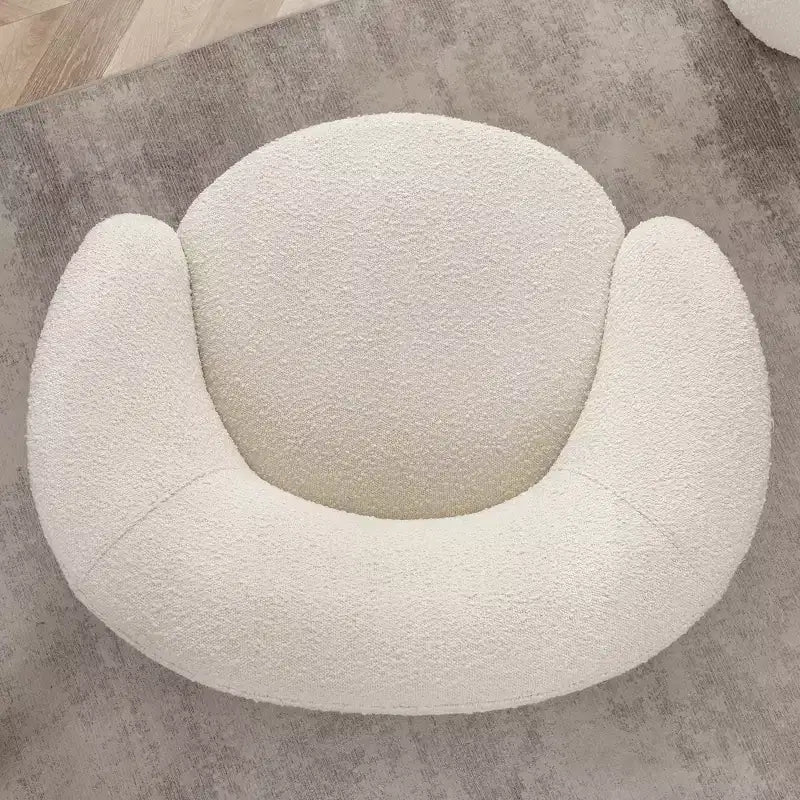 Sillón giratorio tapizado de 34 pulgadas de ancho