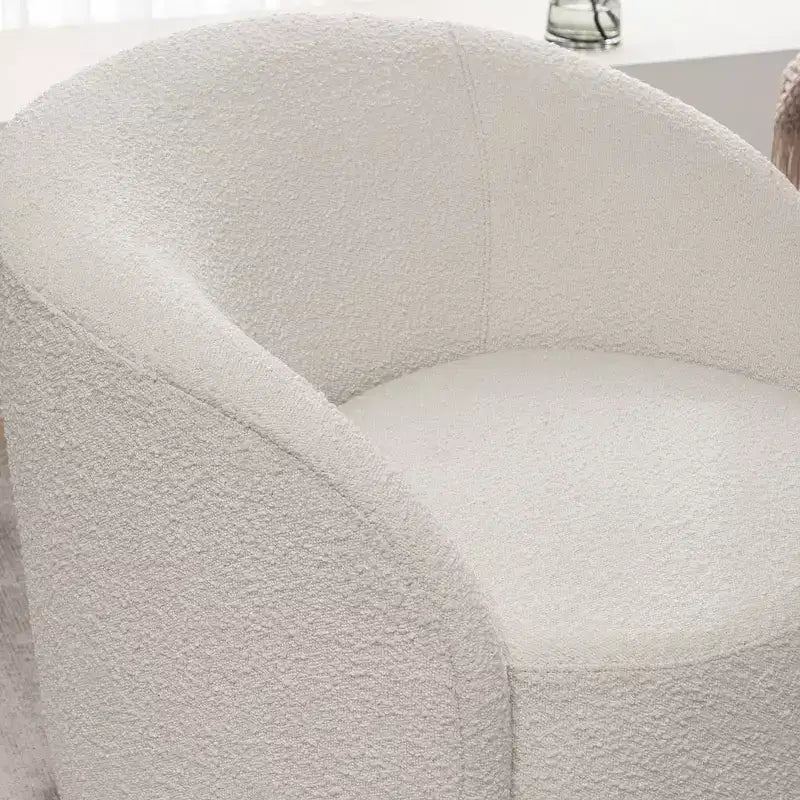 Sillón giratorio tapizado de 34 pulgadas de ancho