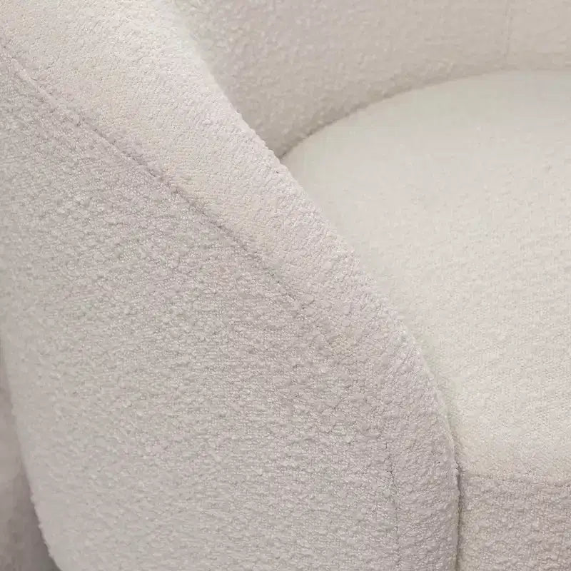 Sillón giratorio tapizado de 34 pulgadas de ancho