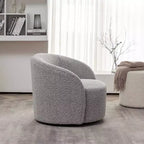 Sillón giratorio tapizado de 34 pulgadas de ancho