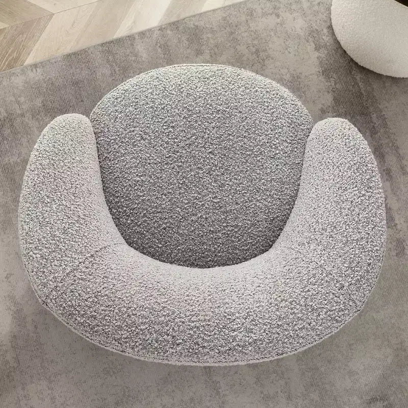 Sillón giratorio tapizado de 34 pulgadas de ancho