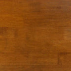 Mesa Auxiliar Rústica de Madera Maciza con Patas de Caballete