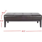 Otomana de cóctel rectangular Fulton - HUD8236