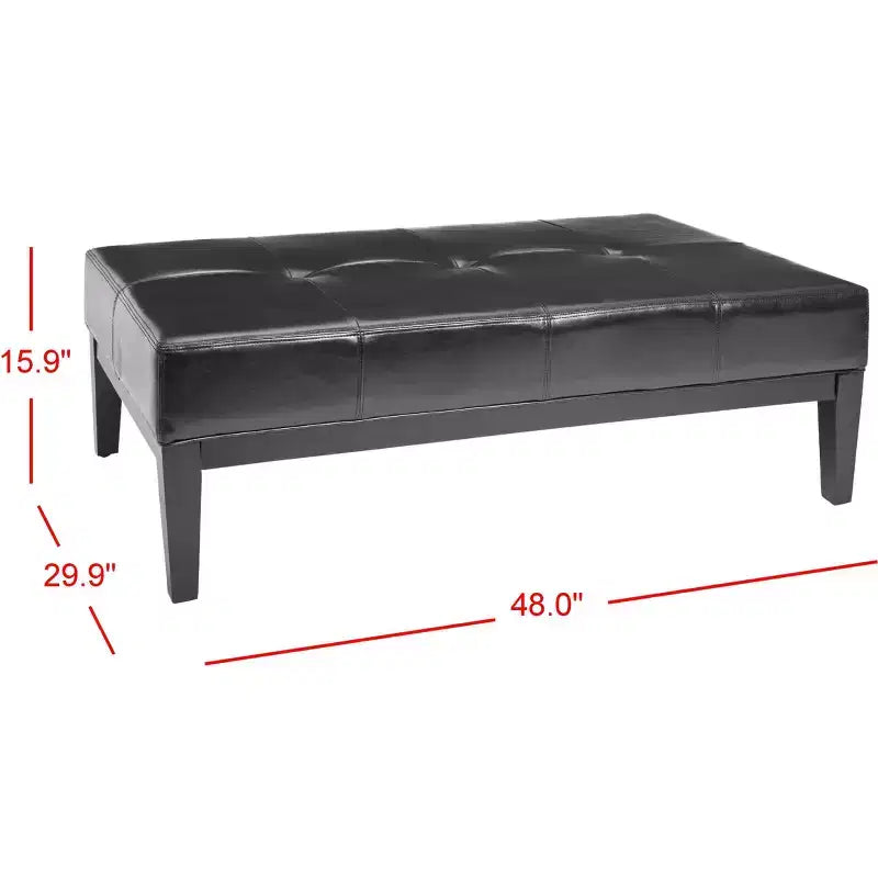 Fulton Rectangle Cocktail Ottoman - HUD8236