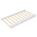 Cama Plataforma con Forma de Casa con Nido, Blanco