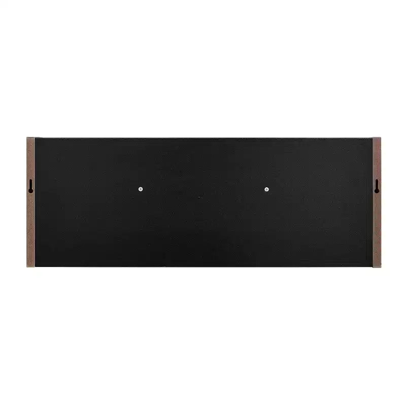 Estante de pared flotante multiusos de 25 x 9 con ganchos para entrada - Danya B.