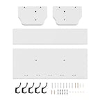 Estante de pared flotante multiusos de 25 x 9 con ganchos para entrada - Danya B.