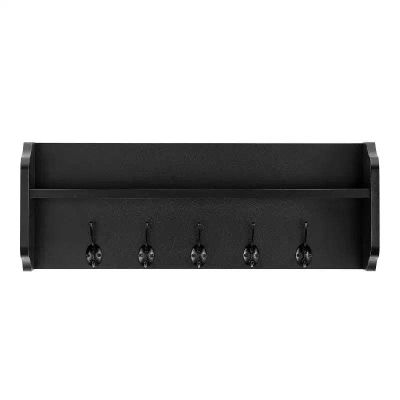 25 x 9 Entryway Floating Utility Wall Shelf with Hooks - Danya B.