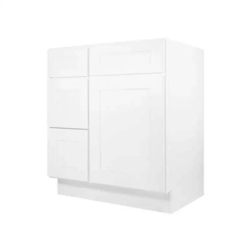 HOMLUX Muebles de Baño Combinados de Fácil Montaje - Mueble de Tocador sin Encimera en Blanco Shaker