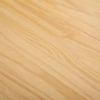Mesa auxiliar rectangular moderna de madera maciza Plank+Beam para sala de estar, mesa auxiliar de 25 pulgadas