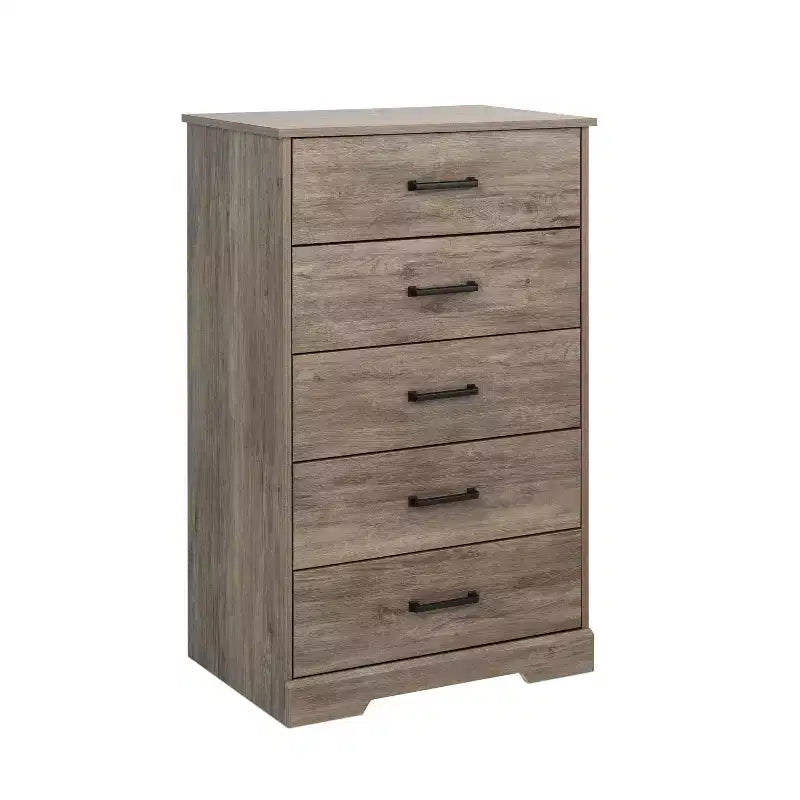 Cómoda de 5 cajones Prepac Rustic Ridge de 27.50 pulgadas de ancho