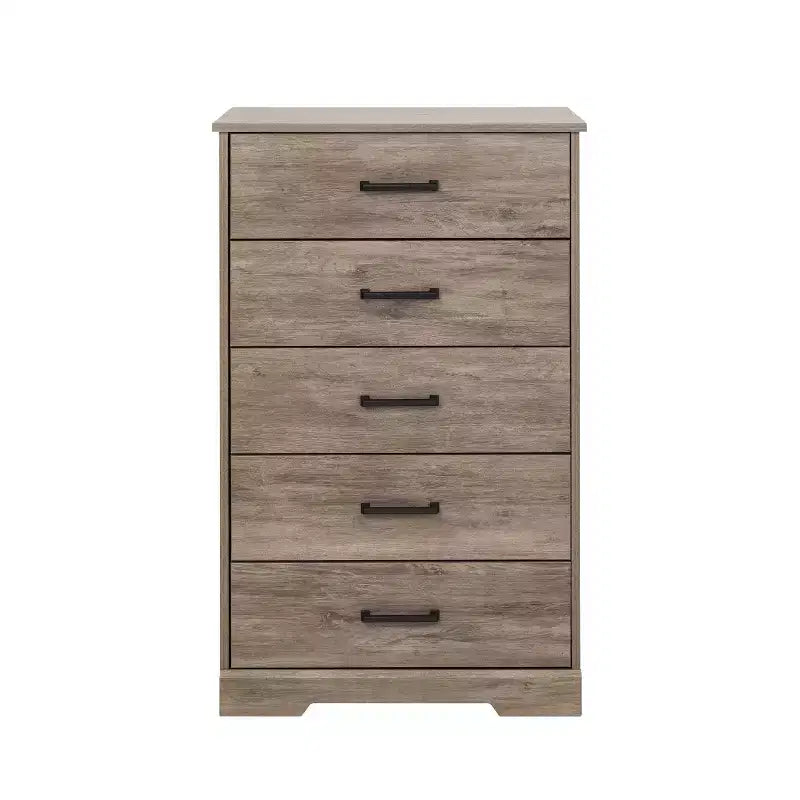Cómoda de 5 cajones Prepac Rustic Ridge de 27.50 pulgadas de ancho