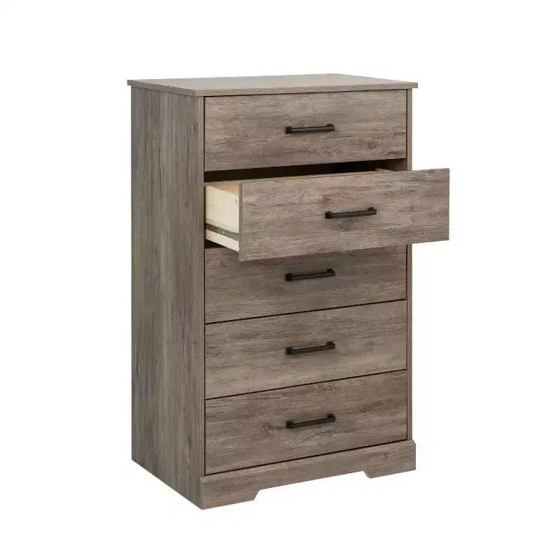 Cómoda de 5 cajones Prepac Rustic Ridge de 27.50 pulgadas de ancho