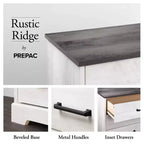 Cómoda de 5 cajones Prepac Rustic Ridge de 27.50 pulgadas de ancho