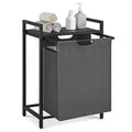 VASAGLE Laundry Hamper, Laundry Basket, Laundry Sorter with Pull-Out and Removable Laundry Bag, 17.2 Gallons (65L)